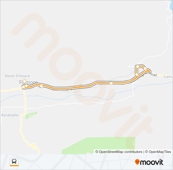 PIRU Bus Line Map