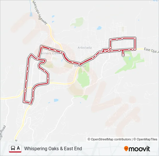 A Bus Line Map