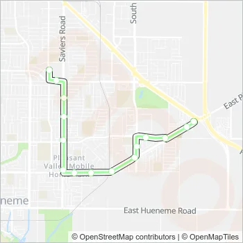 7 Bus Line Map