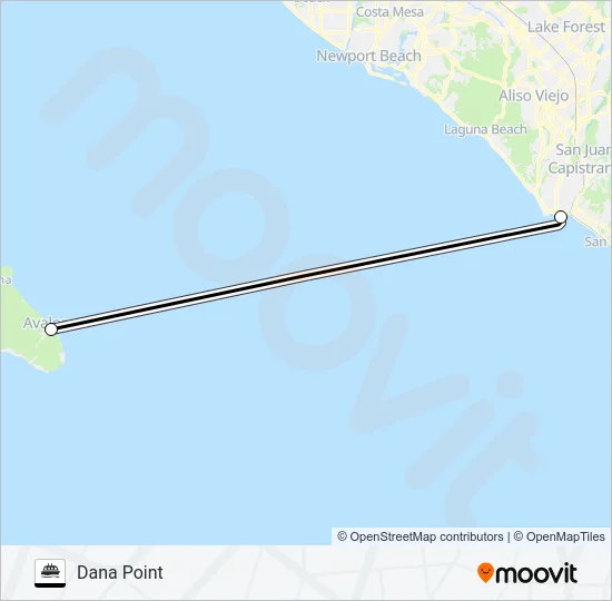 CATALINA EXPRESS Ferry Line Map