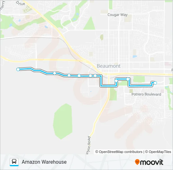 CASINO EXPRESS Bus Line Map