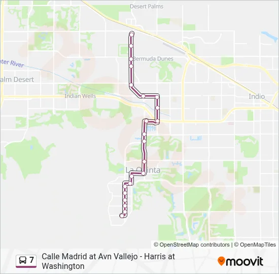 7 Route: Schedules, Stops & Maps - Southbound (Updated)