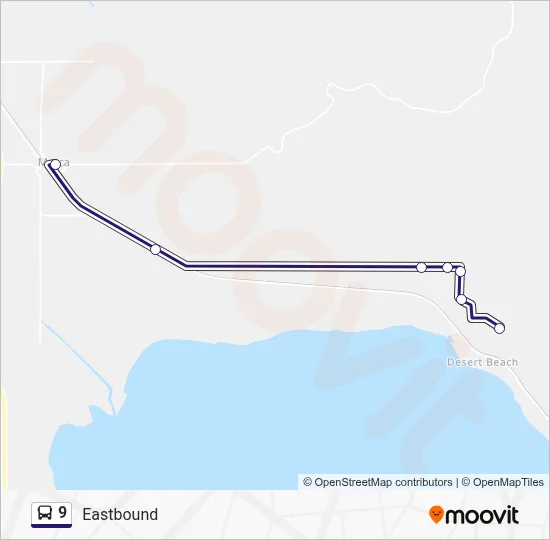 9 Route: Schedules, Stops & Maps - Eastbound (Updated)