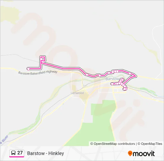 Ruta 27: horarios, paradas y mapas - Hinkley (Actualizado)