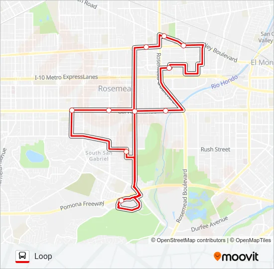 ROUTE 2 Bus Line Map