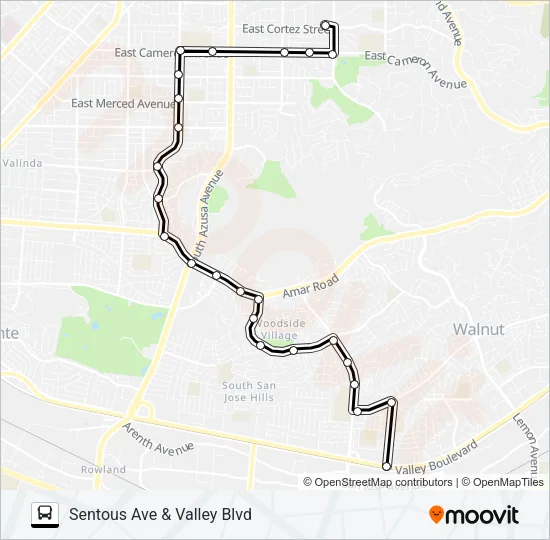 GREEN LINE Bus Line Map
