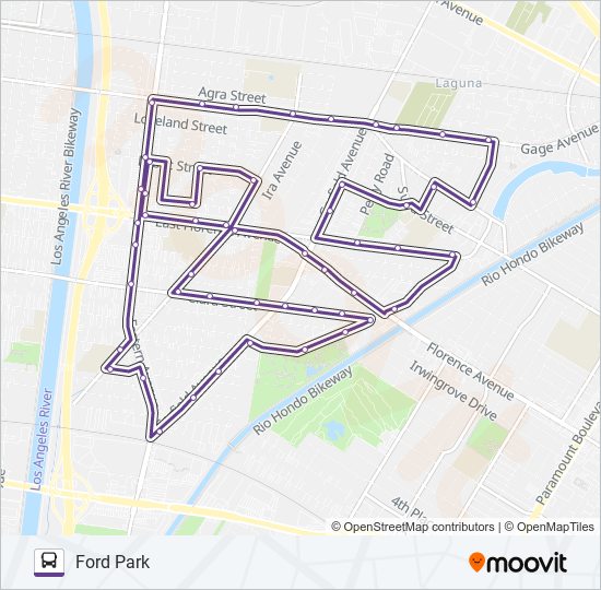 FIXED ROUTE bus Line Map