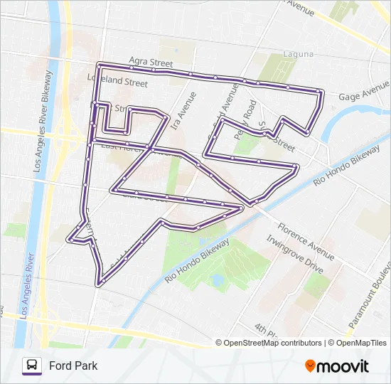 FIXED ROUTE Bus Line Map