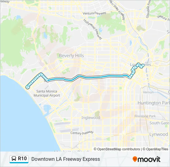R10 Bus Line Map