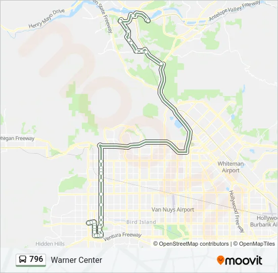 796 Bus Line Map