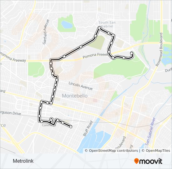 Metrolink Bike Trail Map 70 Route: Schedules, Stops & Maps - Metrolink (Updated)