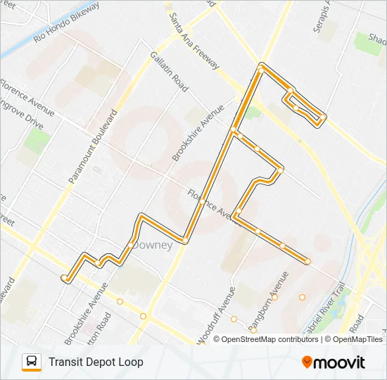 NORTHEAST ROUTE Bus Line Map