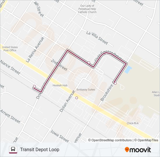 SOUTHEAST ROUTE Bus Line Map