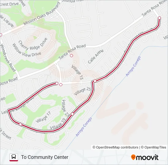 FIXED ROUTE Bus Line Map