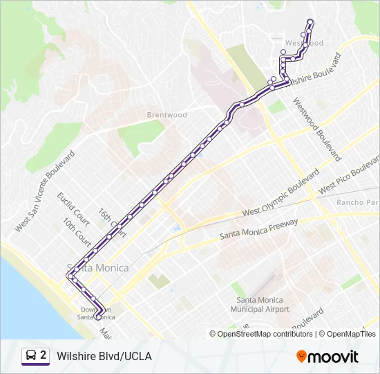 2 Bus Line Map