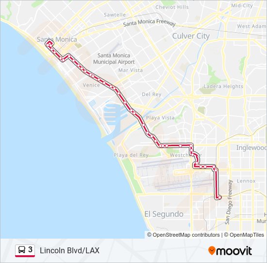 3 bus Line Map