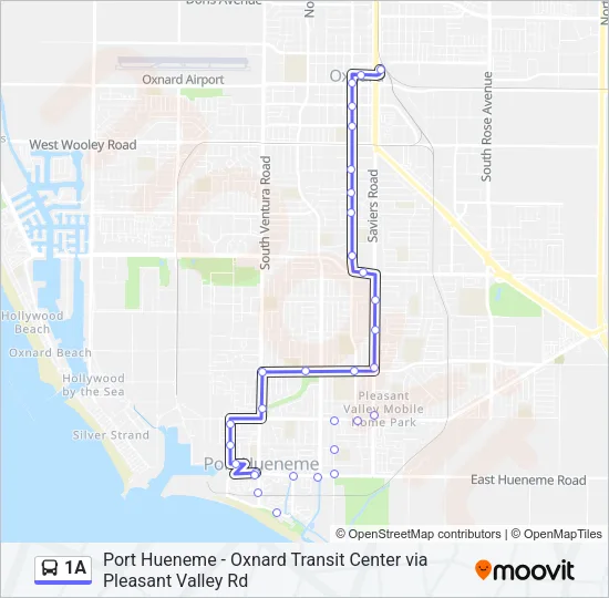 1A Bus Line Map