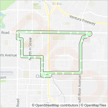 4B Bus Line Map