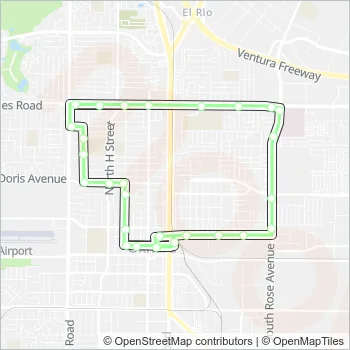 4B Bus Line Map
