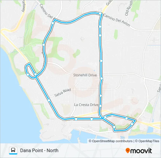 DP NORTH Bus Line Map