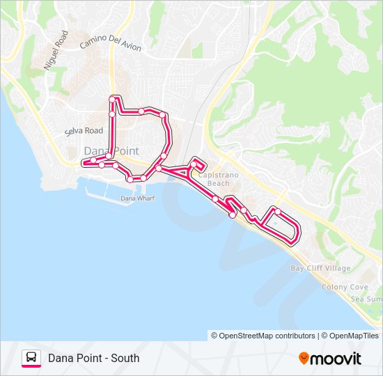 DP SOUTH Bus Line Map