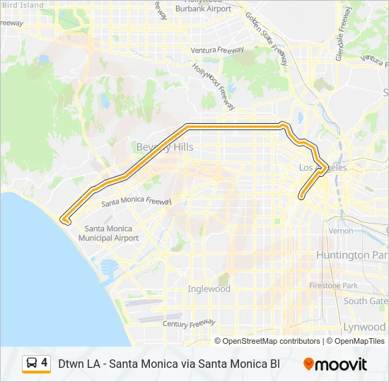4 Bus Line Map