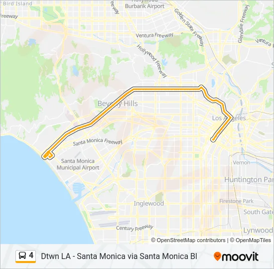 4 Bus Line Map