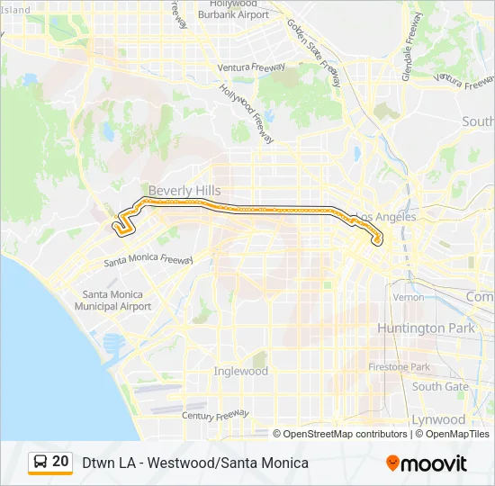 20 Bus Line Map