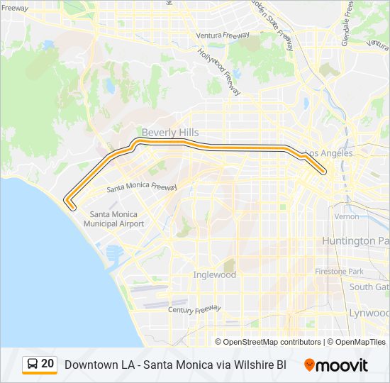20 Route Schedules, Stops & Maps Downtown LA 6th Main (Updated)