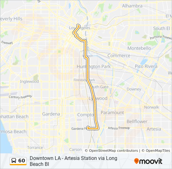 60 Route Schedules Stops Maps Artesia Sta Updated