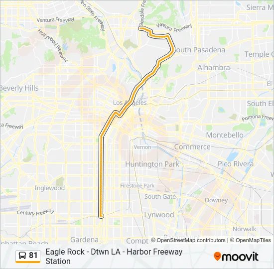 81 Bus Line Map
