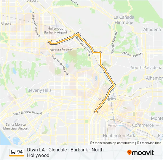 94 Bus Line Map
