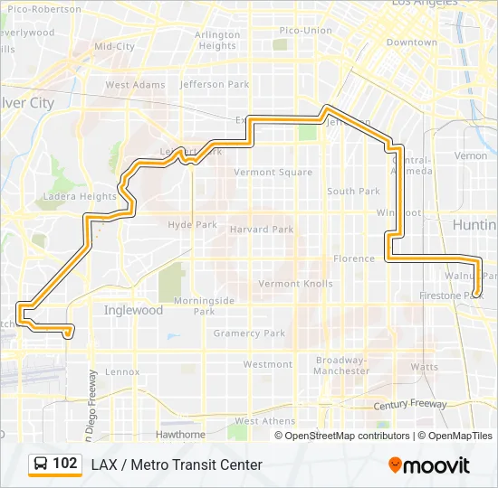 102 Bus Line Map