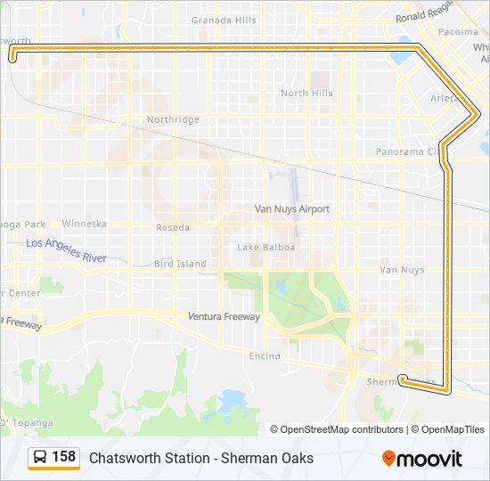 158 Route: Schedules, Stops & Maps - Sherman Oaks (Updated)