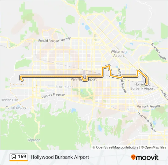 169 Bus Line Map