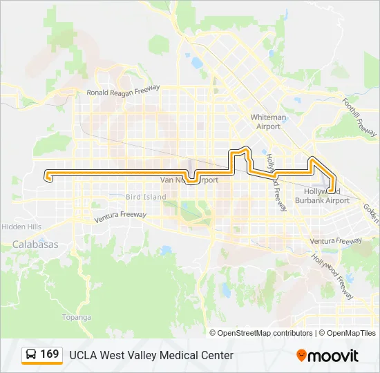 169 Bus Line Map