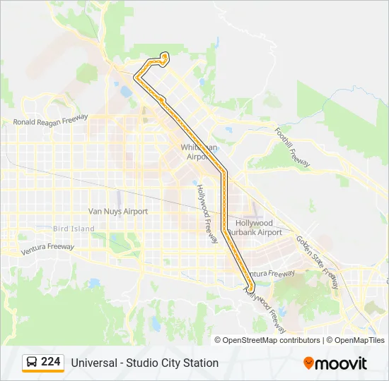 224 Bus Line Map
