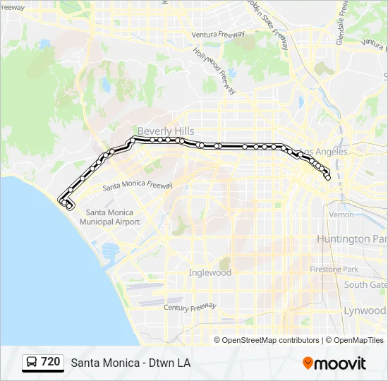 720 Bus Line Map