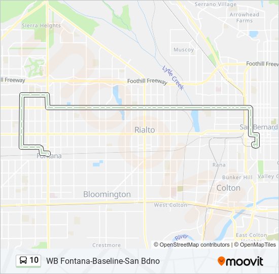 10 bus Line Map