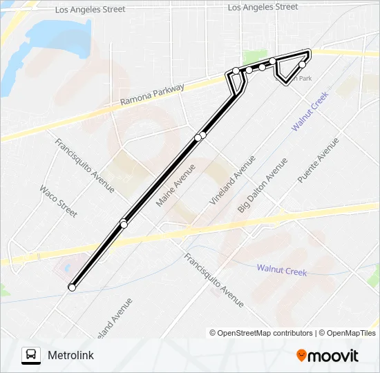 EXPRESS LINE Bus Line Map