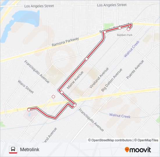 EXPRESS LINE Bus Line Map