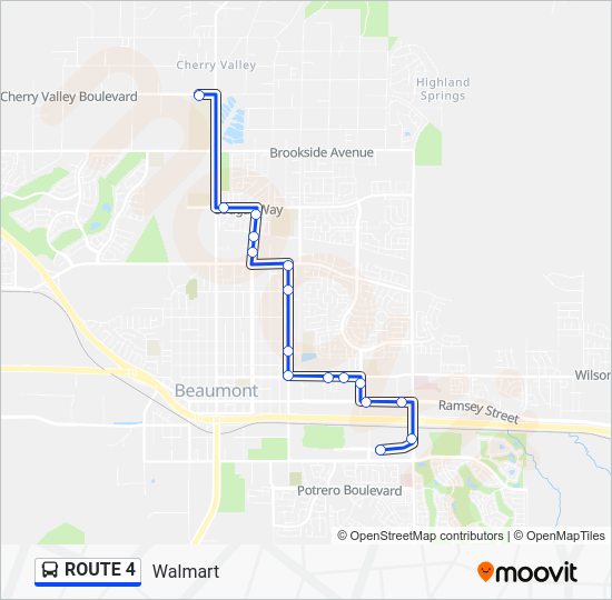 4 Route: Schedules, Stops & Maps - Walmart (Updated)