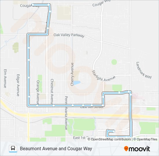 ROUTE 3/4 Bus Line Map