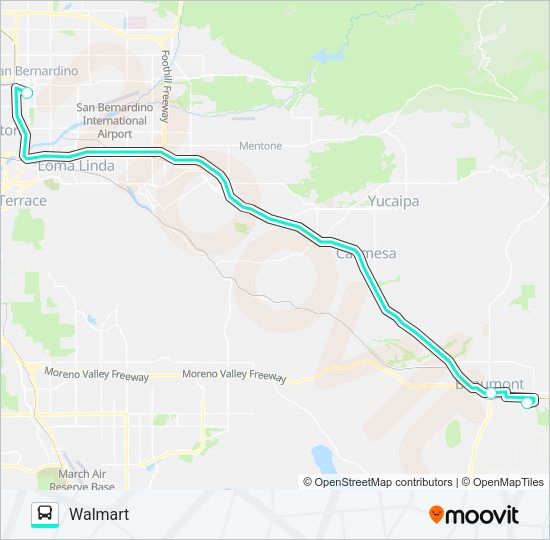 COMMUTER LINK 120 Bus Line Map