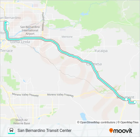 COMMUTER LINK 120 Bus Line Map