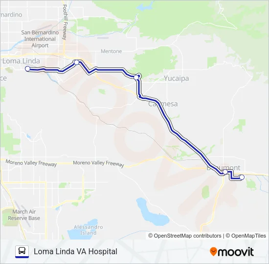 COMMUTER LINK 125 Bus Line Map