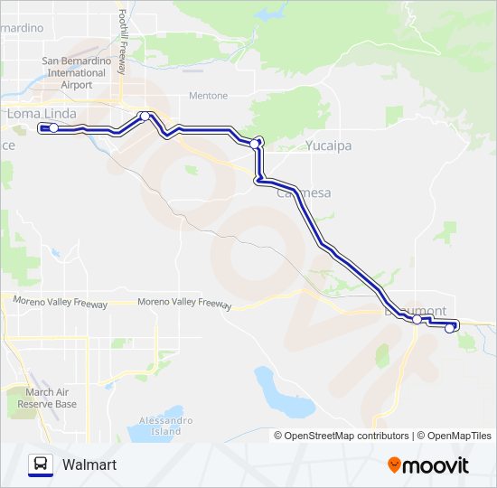 COMMUTER LINK 125 Bus Line Map