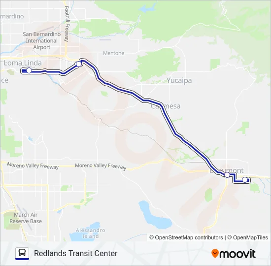 COMMUTER LINK 125 Bus Line Map