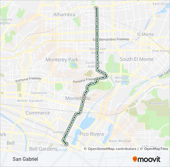 20 Route: Schedules, Stops u0026 Maps - San Gabriel