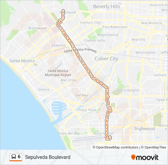6 Bus Line Map